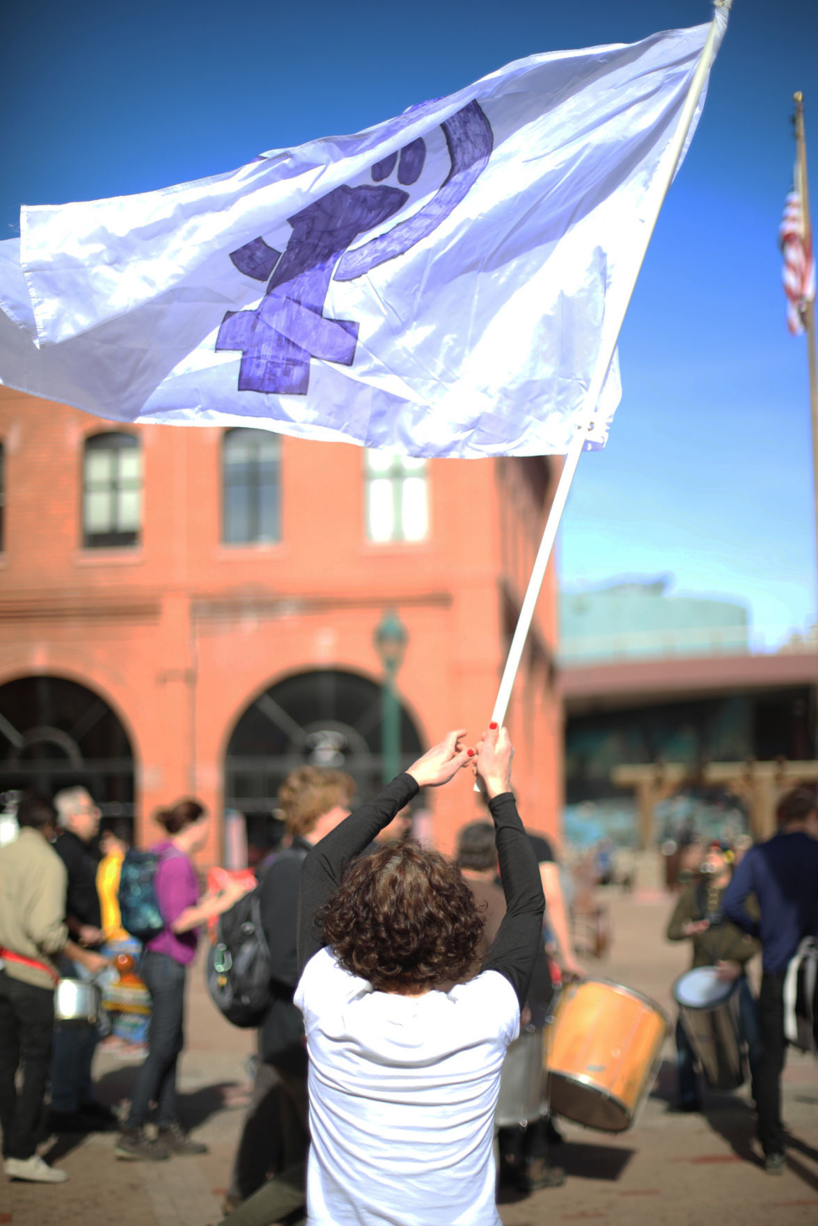 Holding The Flag High
